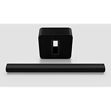 Sonos Arc Set | Soundbar + Sub, schwarz - Elegante Premium Soundbar für mitreißenden Kino Sound - Mit Dolby Atmos, Apple AirPlay2, Sprachsteuerung - inkl. Sonos Sub